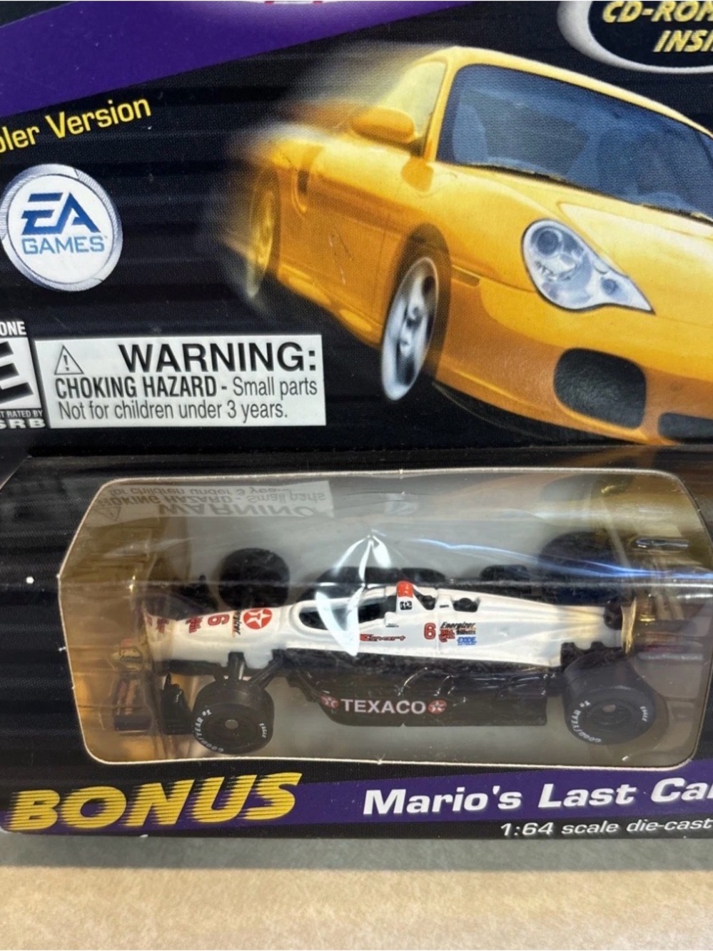 New Need for Speed MARIO ANDRETTI Last Car #6 Texaco  1/64 Scale Diecast Car